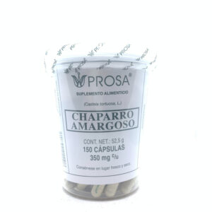 CAPSULAS DE CHAPARRO AMARGOSO VASO C/150 PROSA
