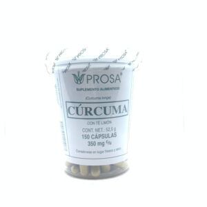 CAPSULAS DE CURCUMA VASO C/150 PROSA