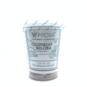 CAPSULAS DE GINKGO BILOBA VASO C/150 PROSA