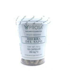 CAPSULAS DE HIERBA DEL SAPO VASO C/150 PROSA