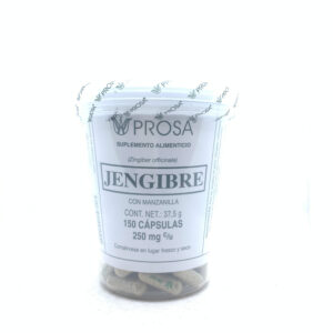 CAPSULAS DE JENGIBRE VASO C/150 PROSA