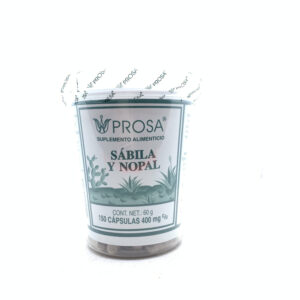 CAPSULAS DE SABILA Y NOPAL VASO C/150 PROSA