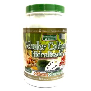 POLVO COLAGENO HIDROLIZADO CON BAYAS DE GOJI SABOR GUANABANA 1.2 KG SCHULER