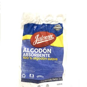 ALGODON ABSORBENTE SUAVE 3 GR JALOMA