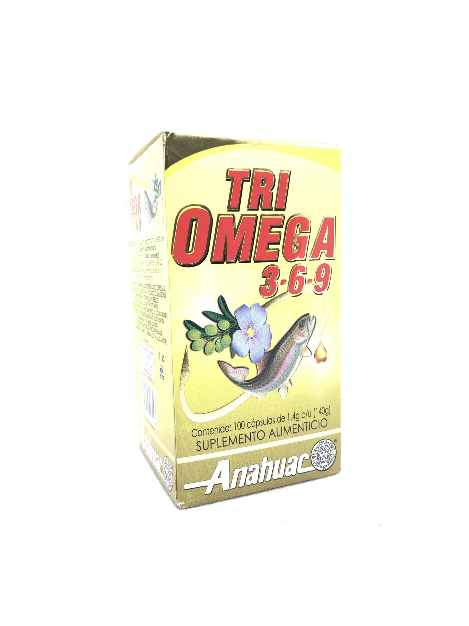 CAPSUGEL TRI OMEGA 3, 6, 9 C/100 ANAHUAC