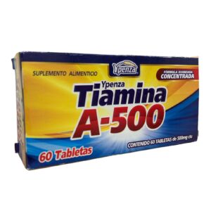 TABLETAS TIAMINA 500 MG MULTIVITAMINICO C/60 YPENZA