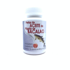 PERLAS ACEITE DE HIGADO DE BACALAO C/150 ANAHUAC