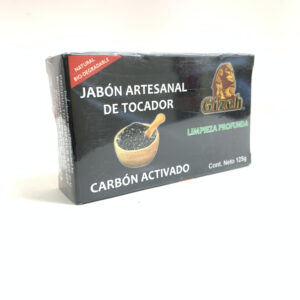 JABON CARBON ACTIVADO 125 GR GIZEH
