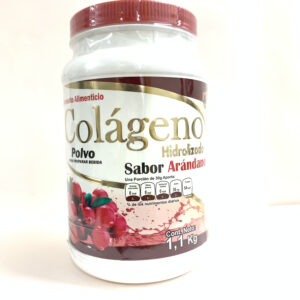 POLVO COLAGENO HIDROLIZADO SABOR ARANDANO 1.1 KG SANDY