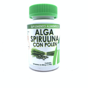 TABLETAS ALGA ESPIRULINA CON POLEN C/100 ANAHUAC