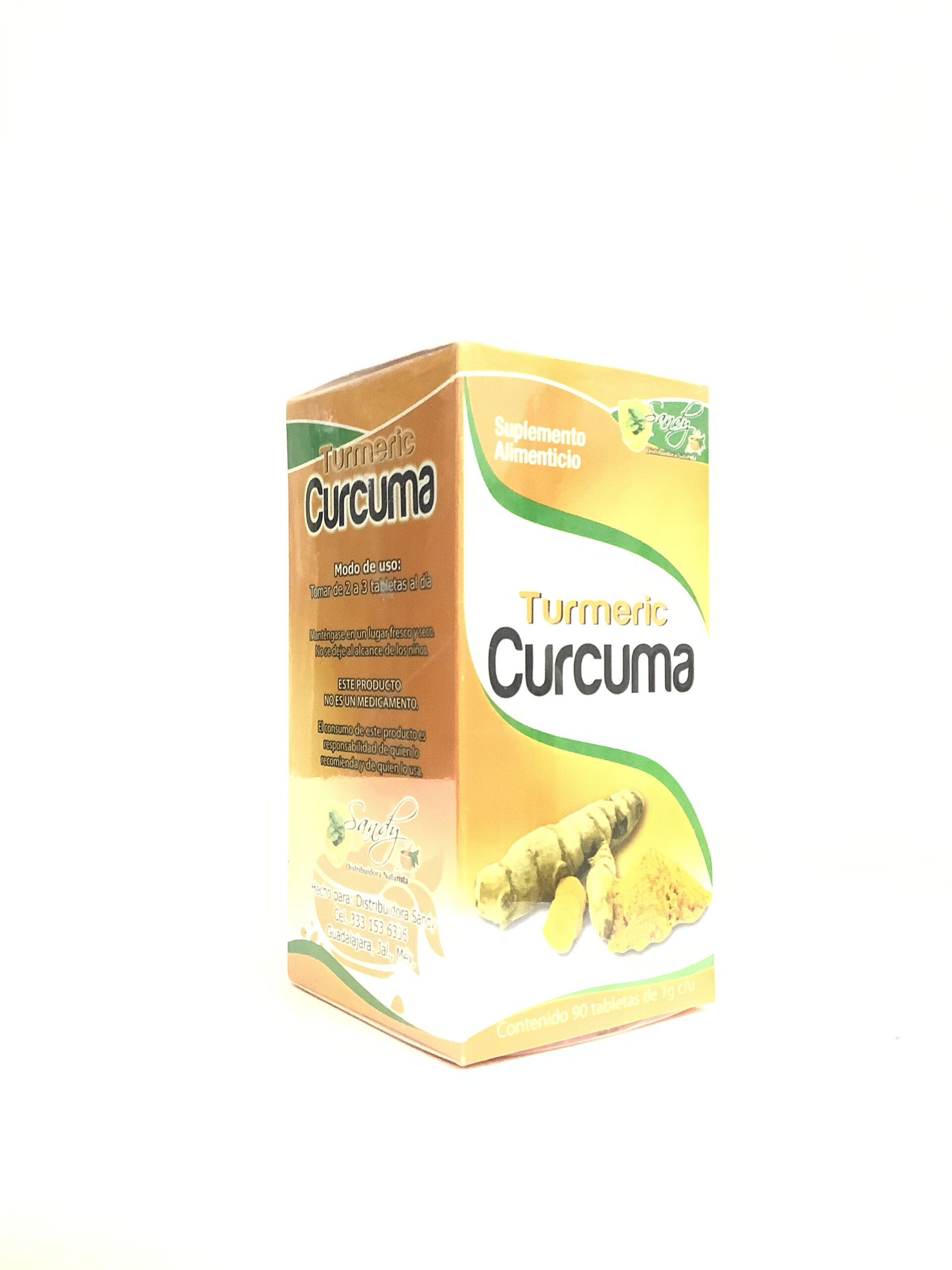 TABLETAS CURCUMA C/90 SANDY