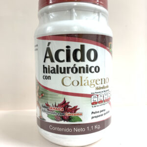 POLVO ACIDO HIALURONICO Y COLAGENO SABOR JAMAICA 1.1 KG SANDY