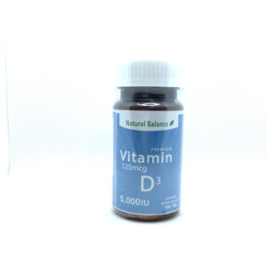 TABLETAS VITAMINA D3 5000 U.I. C/100 NATURAL BALANCE